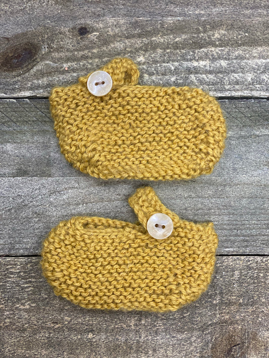 Baby Bootie - Mustard