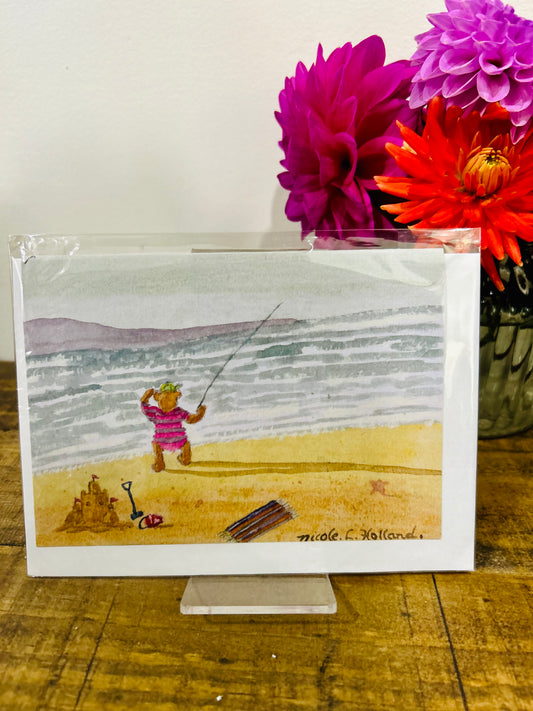 Gone Fishing - Greeting Card