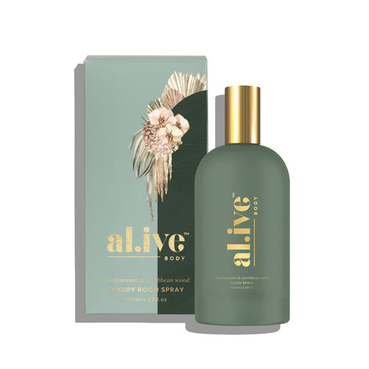 Alive Body Blackcurrant & Caribbean Wood Room Spray